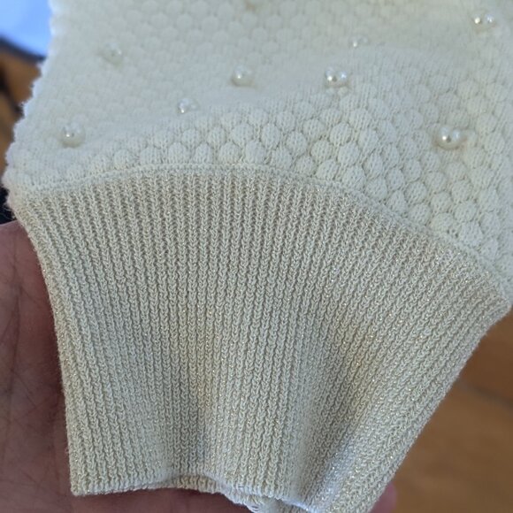 Leo & Ugo Pearls Cardigan Sweater - Picture 11 of 13